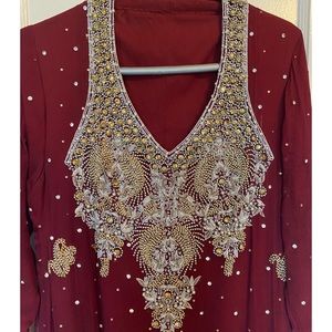 Traditional Pakistani Wedding Gown